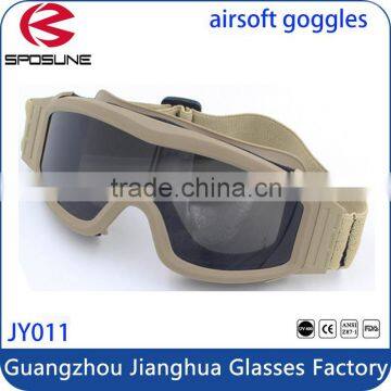 Guangzhou military product ANSI Z87.1 ballistic airsoft safety SWAT shooting goggles