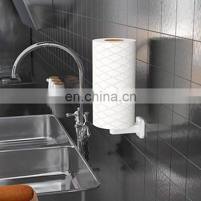 Wholesale Sustainable Tissue White Decor Mount Kitchen Bathroom Roll Paper Towel Holder Rack photo-3
