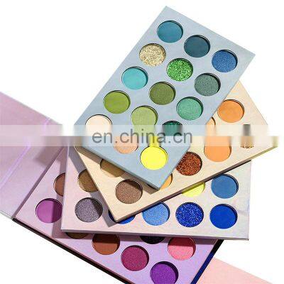 Odm Makeup Eyeshadow Palette Private Label Paper Packaging Lady Make Up Private Label Pigmented Eyeshadow Palette