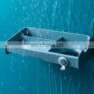 Wall Mounted Plastic Hair Dryer Holder Hair Dryer Rack for Bathroom photo-4