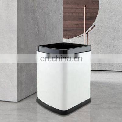 Внутридомашние мусорные баки для офиса и кухни. Домашние контейнеры для мусора. Квадратный мусорный бак с открытым верхом photo-2