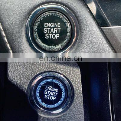 Autoaby Crystal Car Start Stop Engine Ignition Cover Auto Button Case For Subaru Forester Impreza XV BRZ Outback STI Accessories photo-3