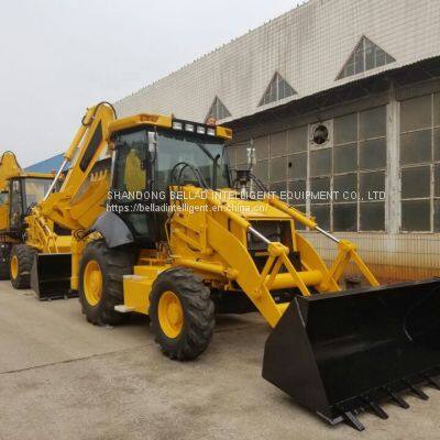 BEST seller 2022 NEW most popular   China Brand Lowest Price Wheel Type Backhoe Loader For Sale