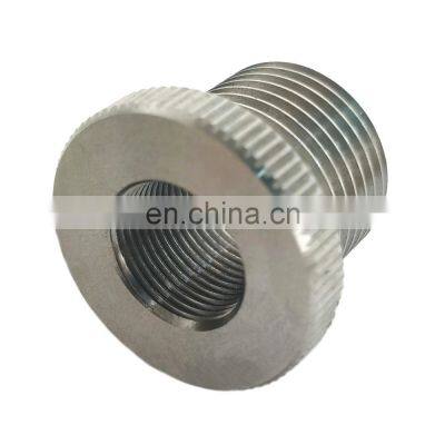 1/2-28 to 3/4-16 Stainless Steel Threaded Oil Filter Adapter