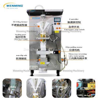 Automatic Milk Pouch Packing Machine Price Milk Packing Liquid Pouch Filling Machine photo-4