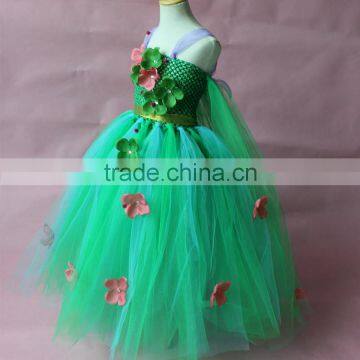 NEW Elsa Inspired Tutu Dress Great for Costumes and Dress up Girl Fantasy Elsa Green Dress Quality Choice photo-2