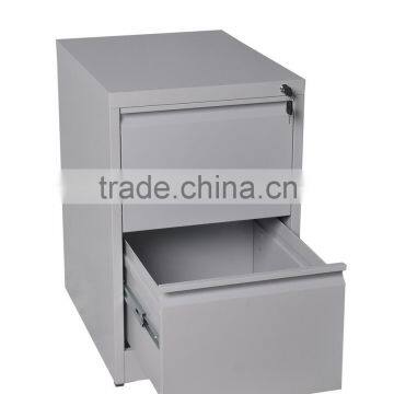 (DL-V2) 2 drawer metal filing cabinet with 3-way slider