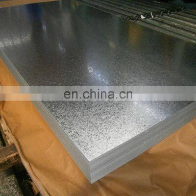 Zinc galvanized steel sheet dx53d z150 24 gauge iron plate 0.6mm metal sheet price