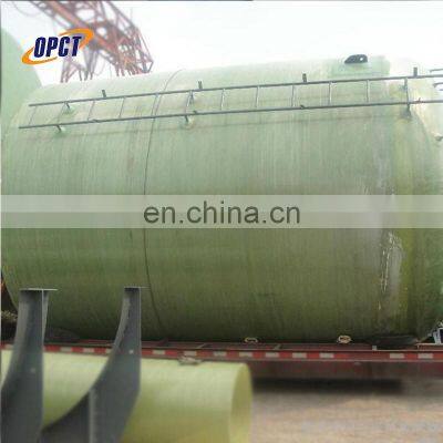 1000m3 Fiberglass Horizontal Frp Grp Hydrochloric Acid Storage Tank