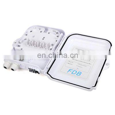 Outdoor Small Size Preconnected 8 core FTTH Splitter Fiber Optic Distribution Box