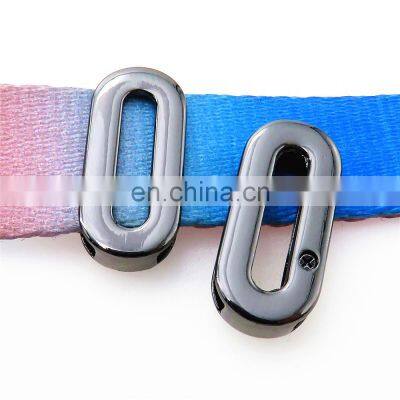 High Quality Hand Polished DIY Handbag Decorative Metal Letter 20mm O Slide Letter Charms photo-3