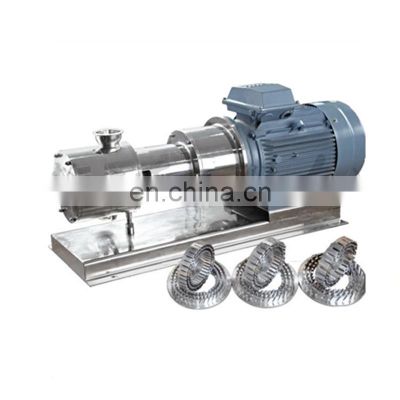 Factory Price 7.5Kw Stainless Steel 3 Stage High Shear In Line Creams Pastes Sauces Emulsion Pump