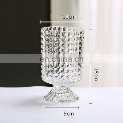 Wholesale Nordic Retro Creative Wedding Decorating Hydroponic Ornament Vase Flower Glass & Crystal Vases For Home Decor photo-5
