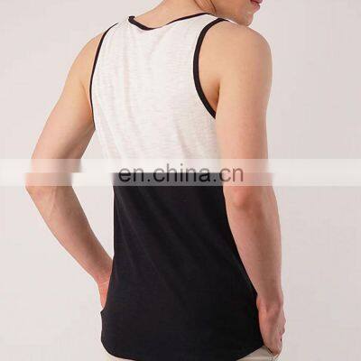Simple Solid Color Men Tank Top Casual Men Cotton Tank Top Breathable Men Tank Top photo-2