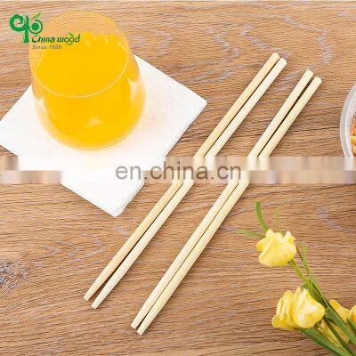 Yada Custom Wholesale Natural Bamboo Wooden Chopsticks Bamboo Chopsticks Logo Disposable Wooden Twin Chopsticks