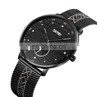 New Design Original Watch Top Brand Skmei 9218 Mesh Strap Waterproof Japan Movement Quartz Men Wristwatch photo-3