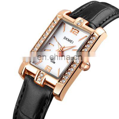 OEM company direct sale luxury Skmei 1690 support custom logo classic business quartz watch for ladies