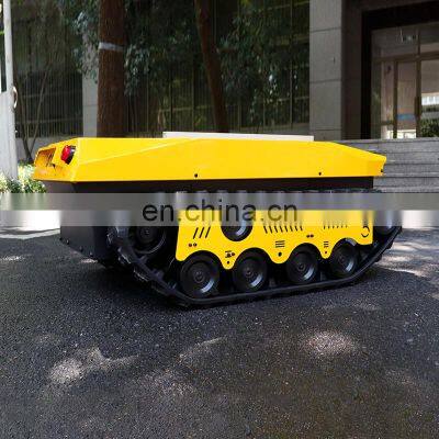 Agricultural Track Military Equipment Snow Removal Vehicle Robot Chassis photo-3