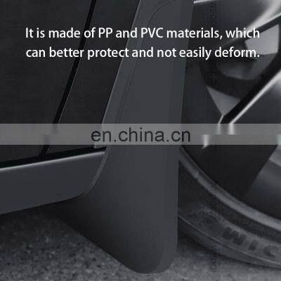 Fenders Black ABS Material For Tesla X Protector Mudguards OEM Origin Model Customized photo-4