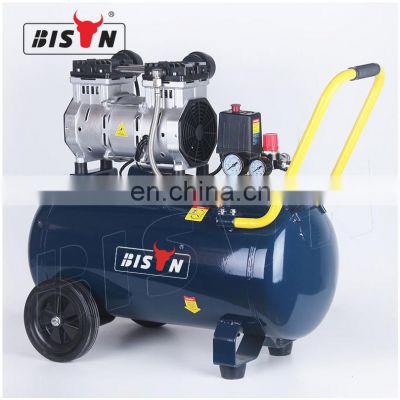 Bison China OEM Available 50 Liter Silent Air Oil Free Compressor