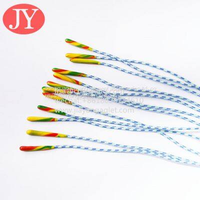 Silicone Dipped Shoelace Tipping Hoodies Drawstring Lace Aglet Dipping Silicone Head photo-3