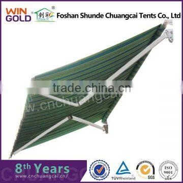 Heavy duty retractable folding arm caravan awning