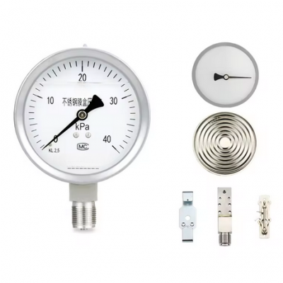 Stainless Steel High Pressure Capsule Pressure Gauge photo-2