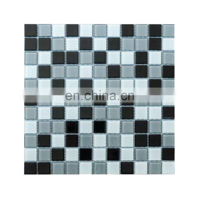 colorful bathroom kitchen backsplash outdoor square glossy crystal swimming pool mosaic