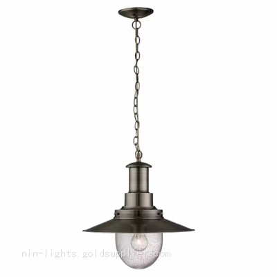 Industrial Vintage 1-Light Pendant Brass Finish Restaurant Kitchen Island Ceiling Fixture Lighting photo-2