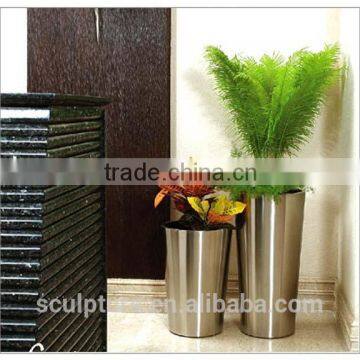 2016 New Modern Stainless Steel Beautiful Flowerpot