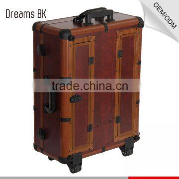 Lighted Aluminum Makeup Case With Legs With 4 Universal Wheels photo-3