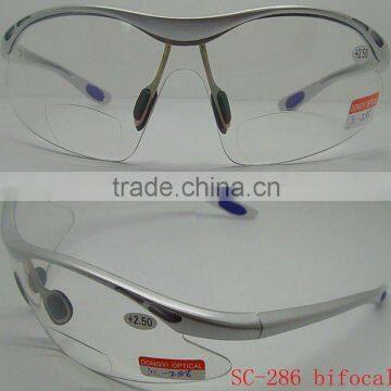 PC bifocal safety glasses