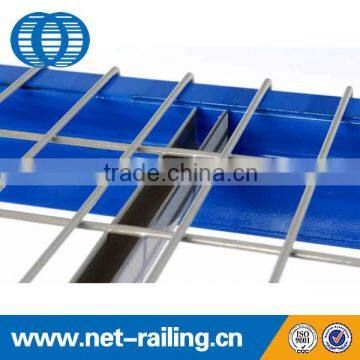 U channel logistic storage steel mesh decking for pallet rack