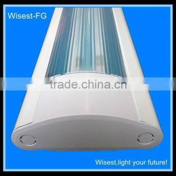 T5/t8 Double Tube Fluorescent Light Fixture 2x36w With pc Cover