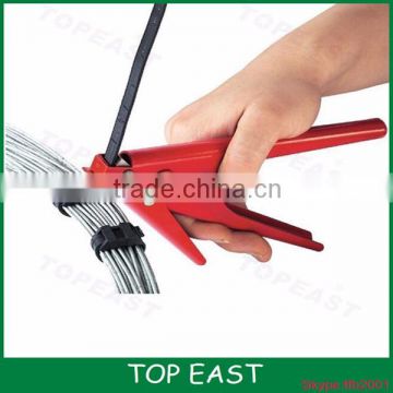 2.4-9mm Nylon cable tie gun,Nylon cable tie tools Cable Tie Gun Tightening Wire Cable Crimpig Tools Cutting Left Parts by Manual