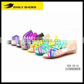 Latest design fashion women's jelly sandal