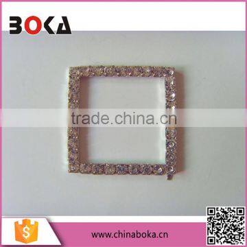 Handmade Accessories metal & rhinestone slide buckles