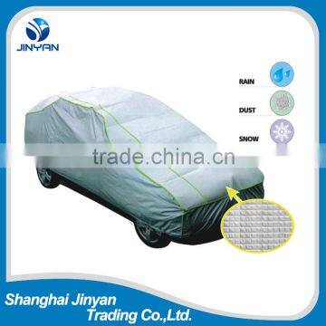 aluminum foil+EPE foam+non-woven;side:210D hail proof car cover