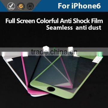 Perfect Fit Full Screen Colorful Anti Shock Screen Protector for Iphone 6 photo-3