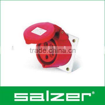 industrial socket, AJ-S415 or AJ-S425, 5Pole, 3P+N+E, 16A or 32A, 220-380V~/240-415V~