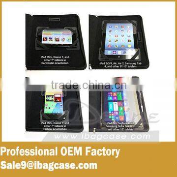 High Quality Black A4 PU Leather Art Portfolio Case photo-4