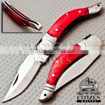 CITIZEN KNIVES, BEAUTIFUL CUSTOM HAND MADE STAINLESS STEEL FOLDING KNIFE