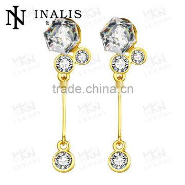 2015 Hot Sale Lekani Sparkling Jewels 18K Gold Plated Earring photo-2