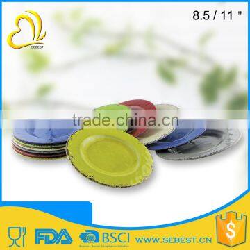 Print New Rust Design Good Quality Melamine Plate                        
                                                Quality Choice