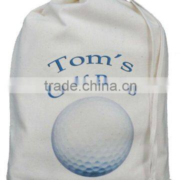 Silk printing drawstring golf ball bag