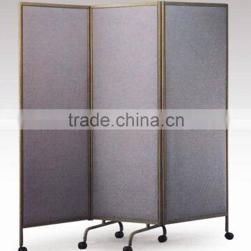 Grey folding movable cheap used office partitions wall with wheels(SZ-WST715)