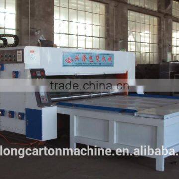 semi-automatic/chain feeding carton box printing slotting machine