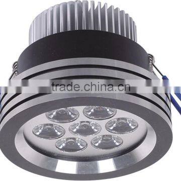 high power meeting room/office/cabinet recessed led ceiling lamp downlight down light 7W