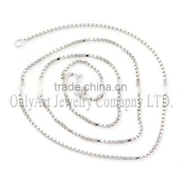 Wedding Custom Necklace New Design Top Quality Silver Long Necklace photo-4