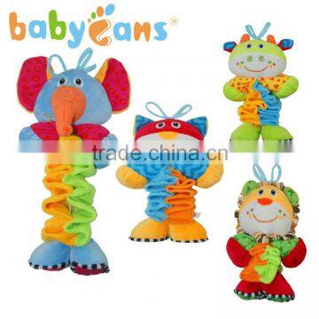 Babyfans Cute Animal Baby Hanging Crib Musical Plush Stuffed Toys For Baby photo-4
